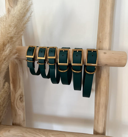 Biothane-Halsband "Prerow" - Dunkelgrün