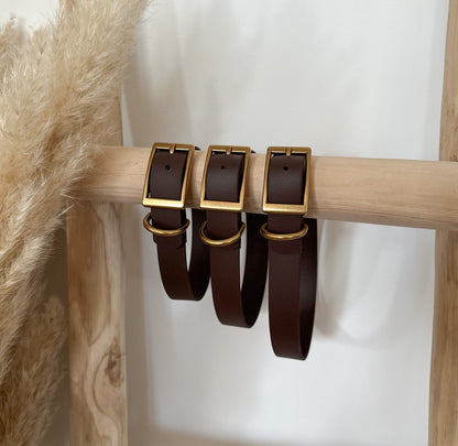 Biothane-Halsband "Prerow" - Dunkelbraun