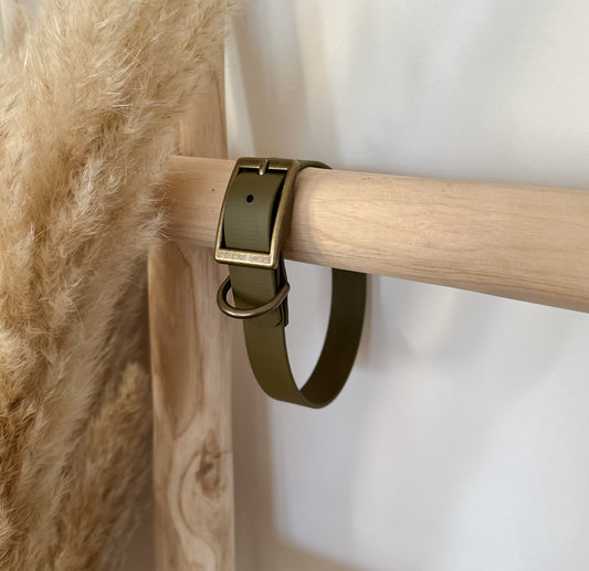 Biothane-Halsband "Prerow" - Olive