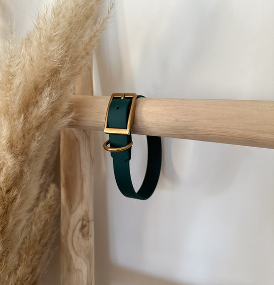 Biothane-Halsband "Prerow" - Dunkelgrün