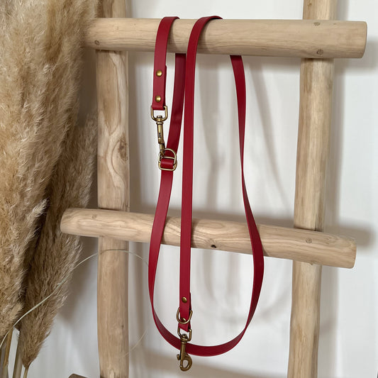 Biothane-Leine "Fehmarn" - Dunkelrot