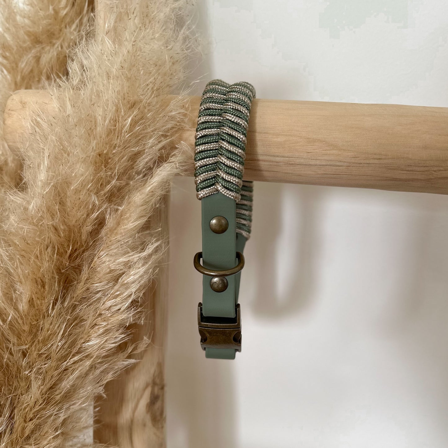 Biothane-Halsband "Binz" - Foggy x Taupe