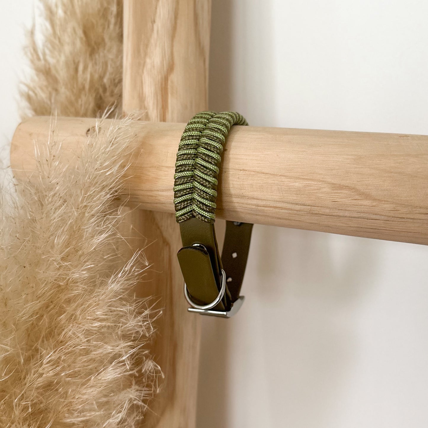 Biothane-Halsband "Grömitz" - Olive x Avocado